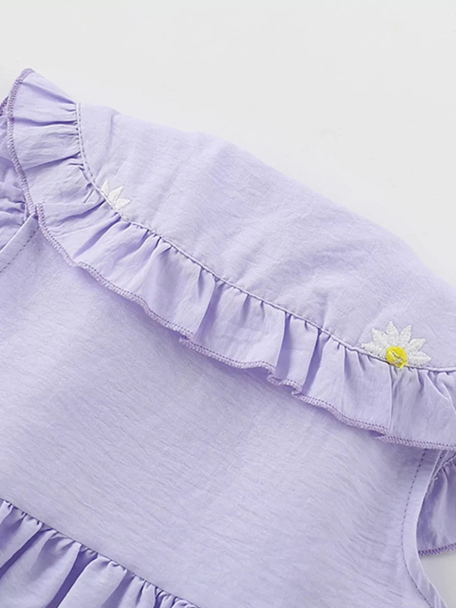 Flaxen Tiered Ruffle - Brick + Boho