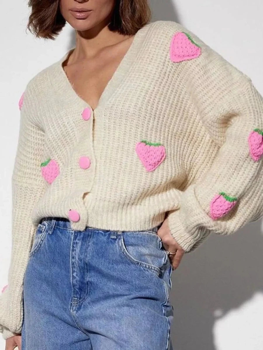 Fleetwood Knit Cardigan - Brick + Boho