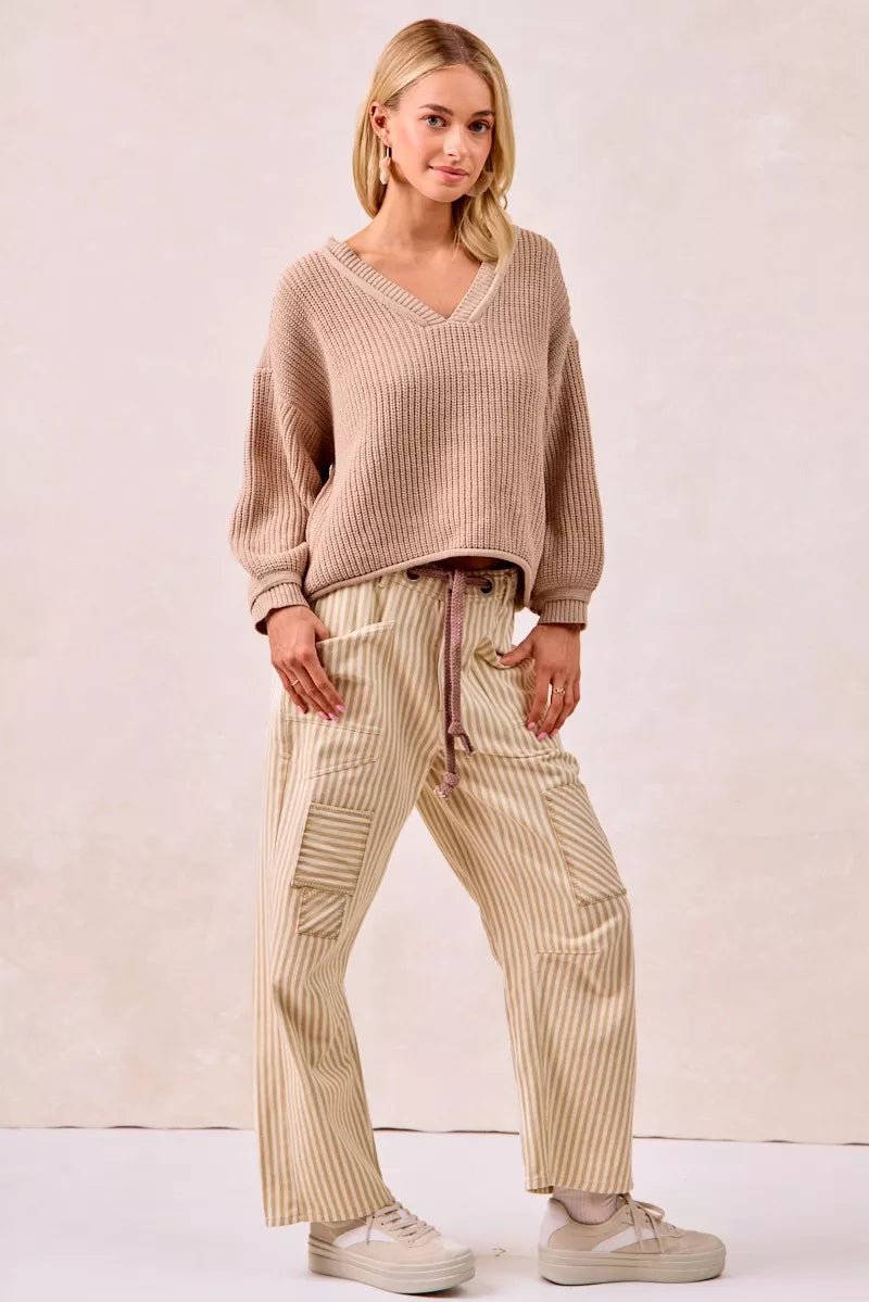Flora Barrel Pants - Brick + Boho