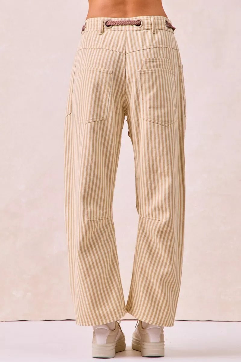 Flora Barrel Pants - Brick + Boho