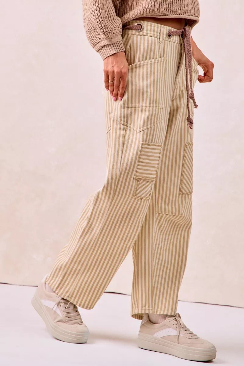 Flora Barrel Pants - Brick + Boho