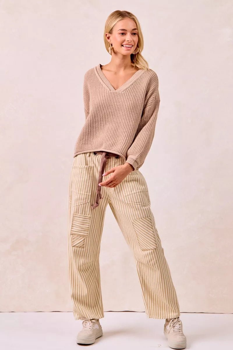 Flora Barrel Pants - Brick + Boho