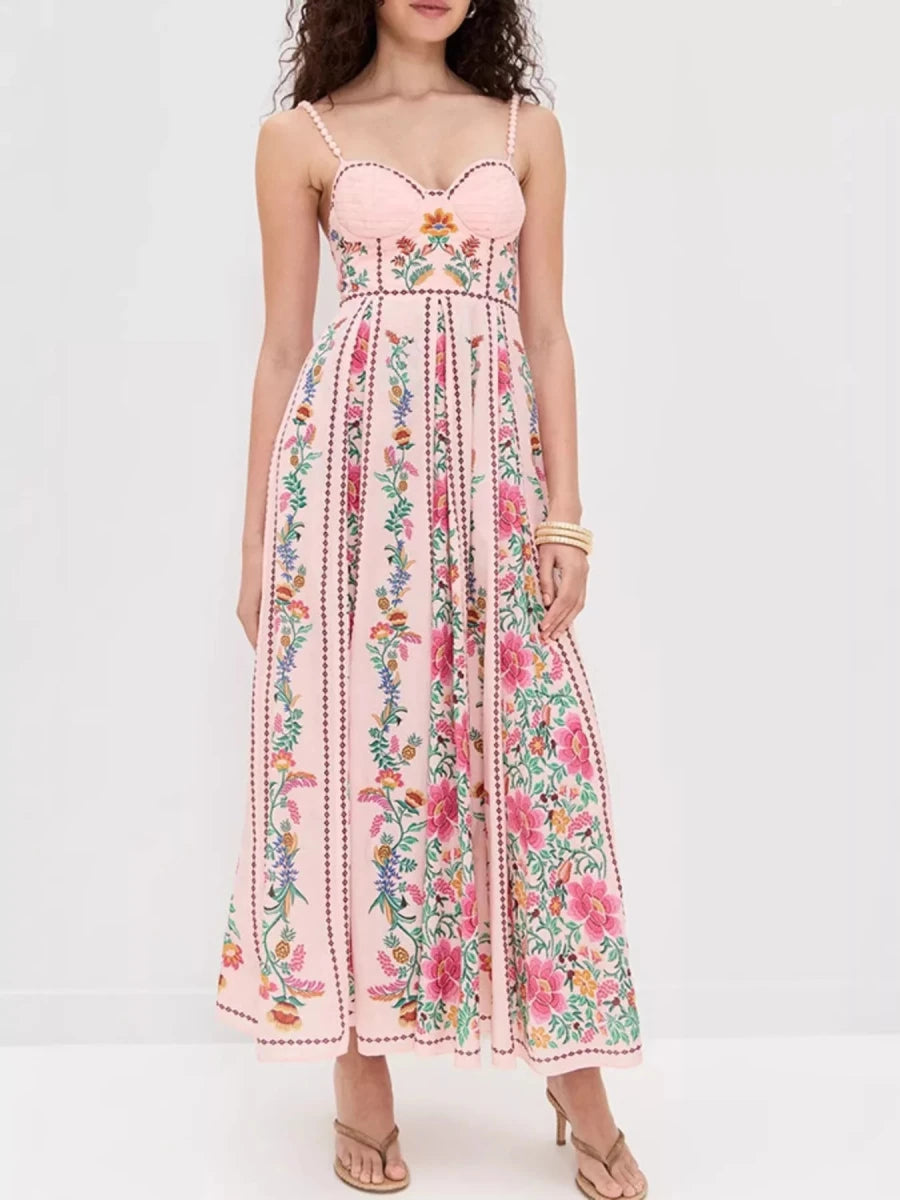 Floral Sweetheart Midi Dream - Brick + Boho