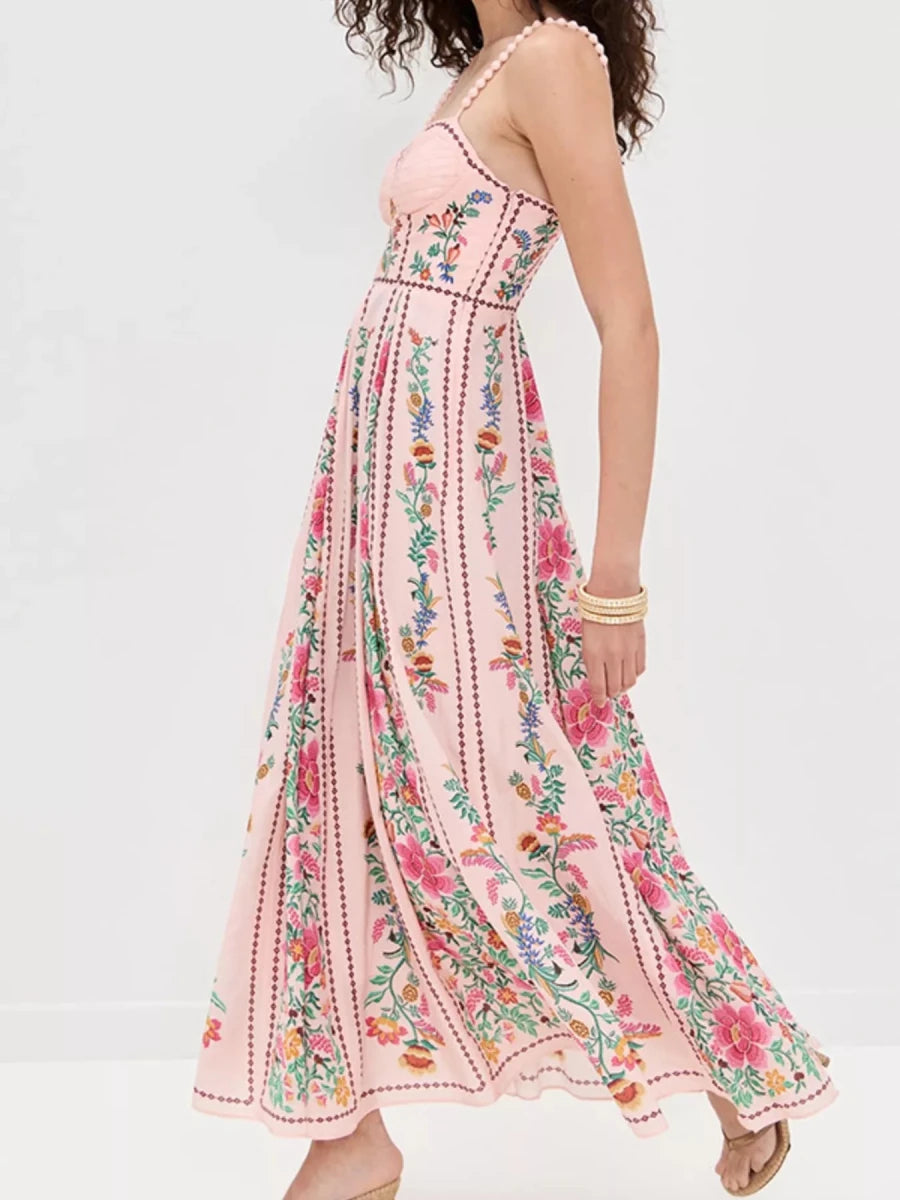 Floral Sweetheart Midi Dream - Brick + Boho