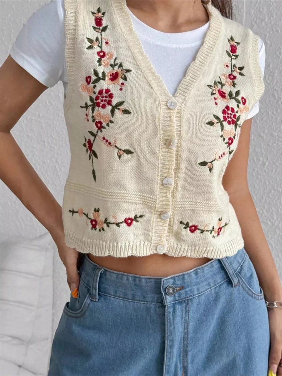 Forged Leopard Fringe Vest - Brick + Boho