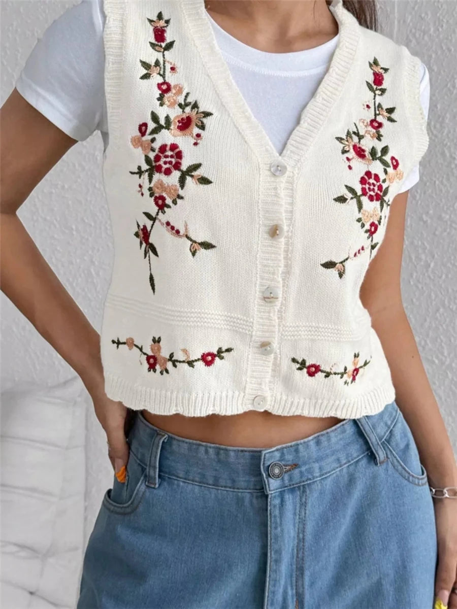 Forged Leopard Fringe Vest - Brick + Boho