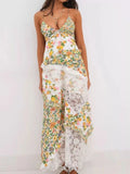 Free Roam Lace Tiered Maxi - Brick + Boho