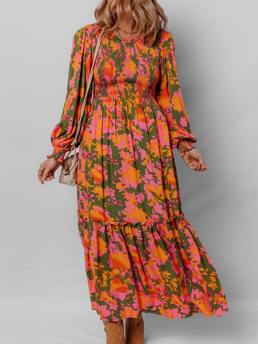 Garden Romance Floral Maxi - Brick + Boho