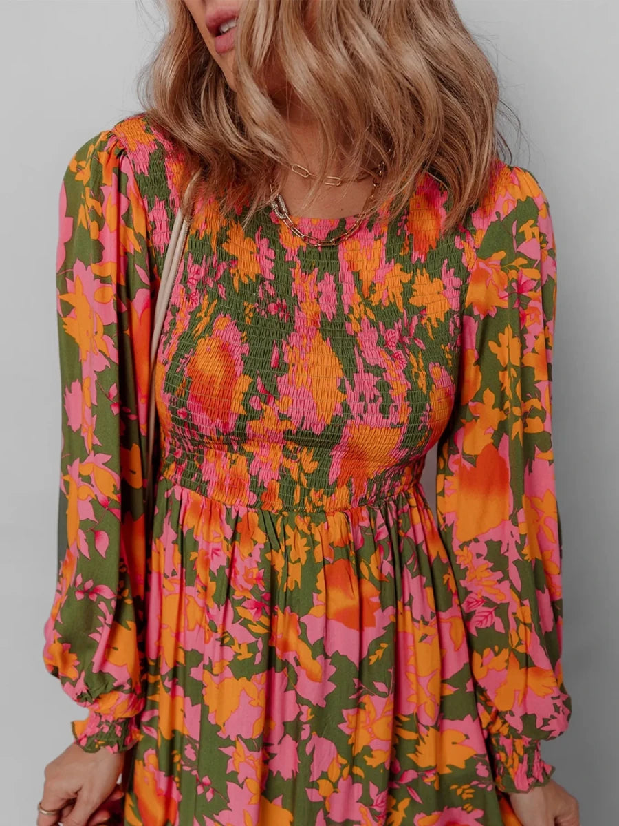 Garden Romance Floral Maxi - Brick + Boho