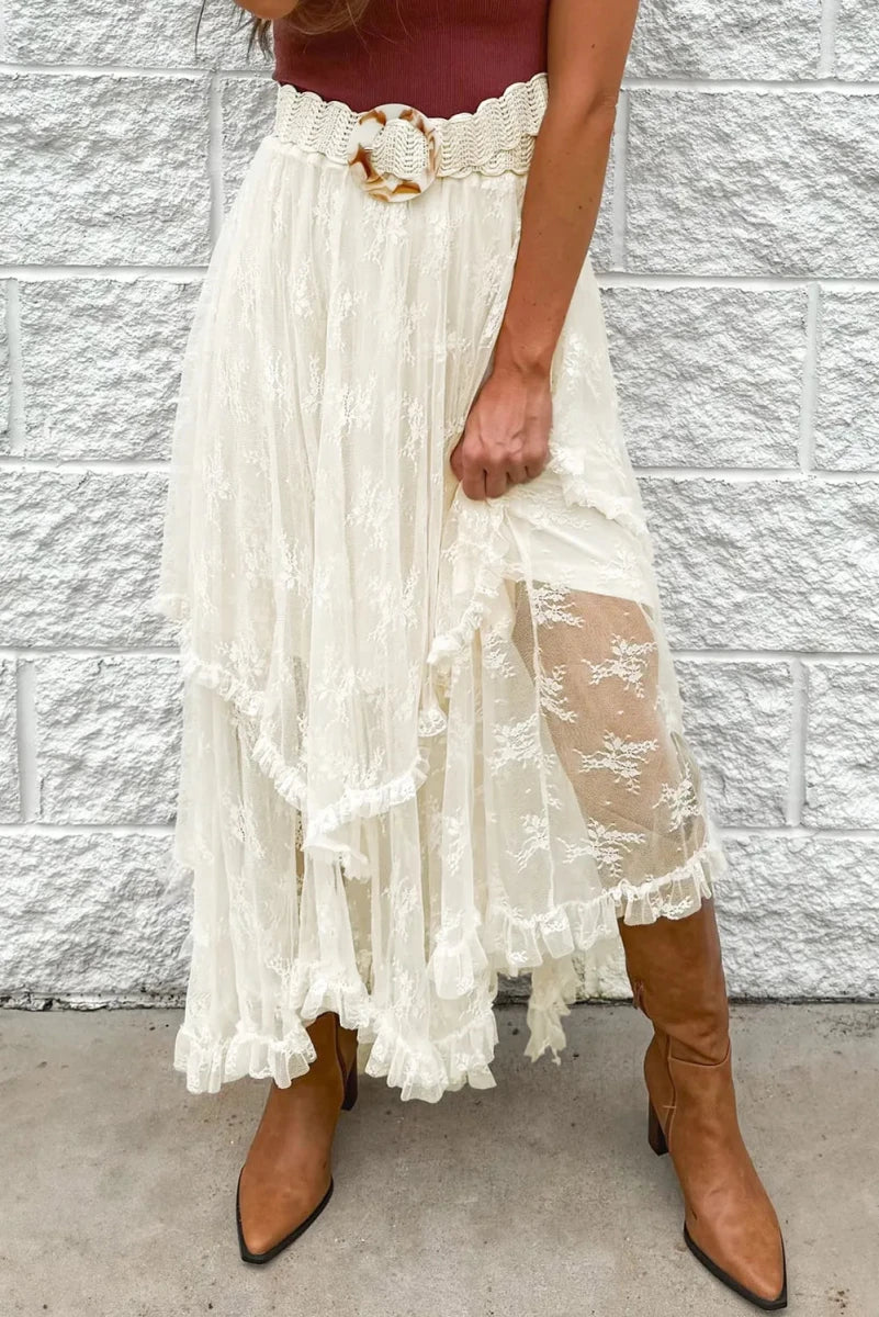Geometric Tiered Stripe - Brick + Boho