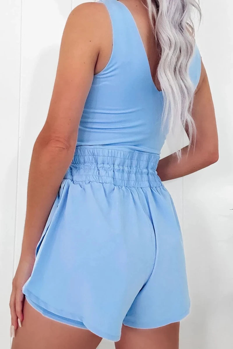 Getaway Scoop Neck Romper - Brick + Boho