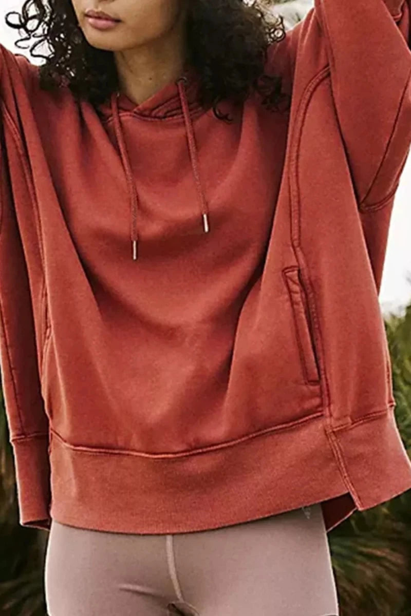 Gold Dust Earthbound Hoodie - Brick + Boho