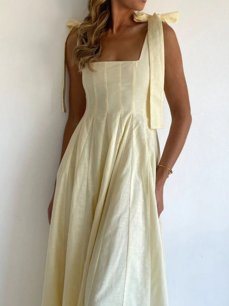 Gradient Tie Shoulder Maxi Dress - Brick + Boho