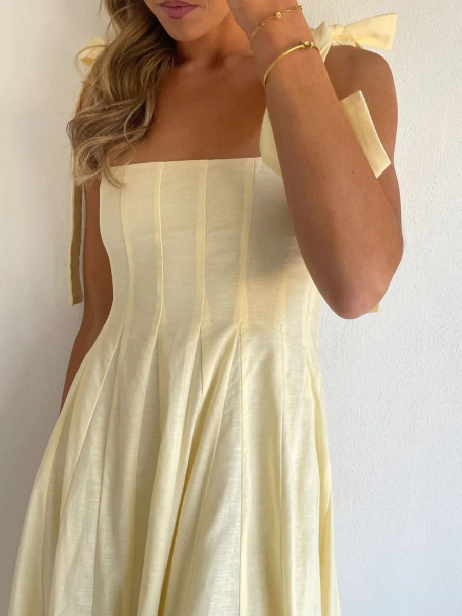 Gradient Tie Shoulder Maxi Dress - Brick + Boho