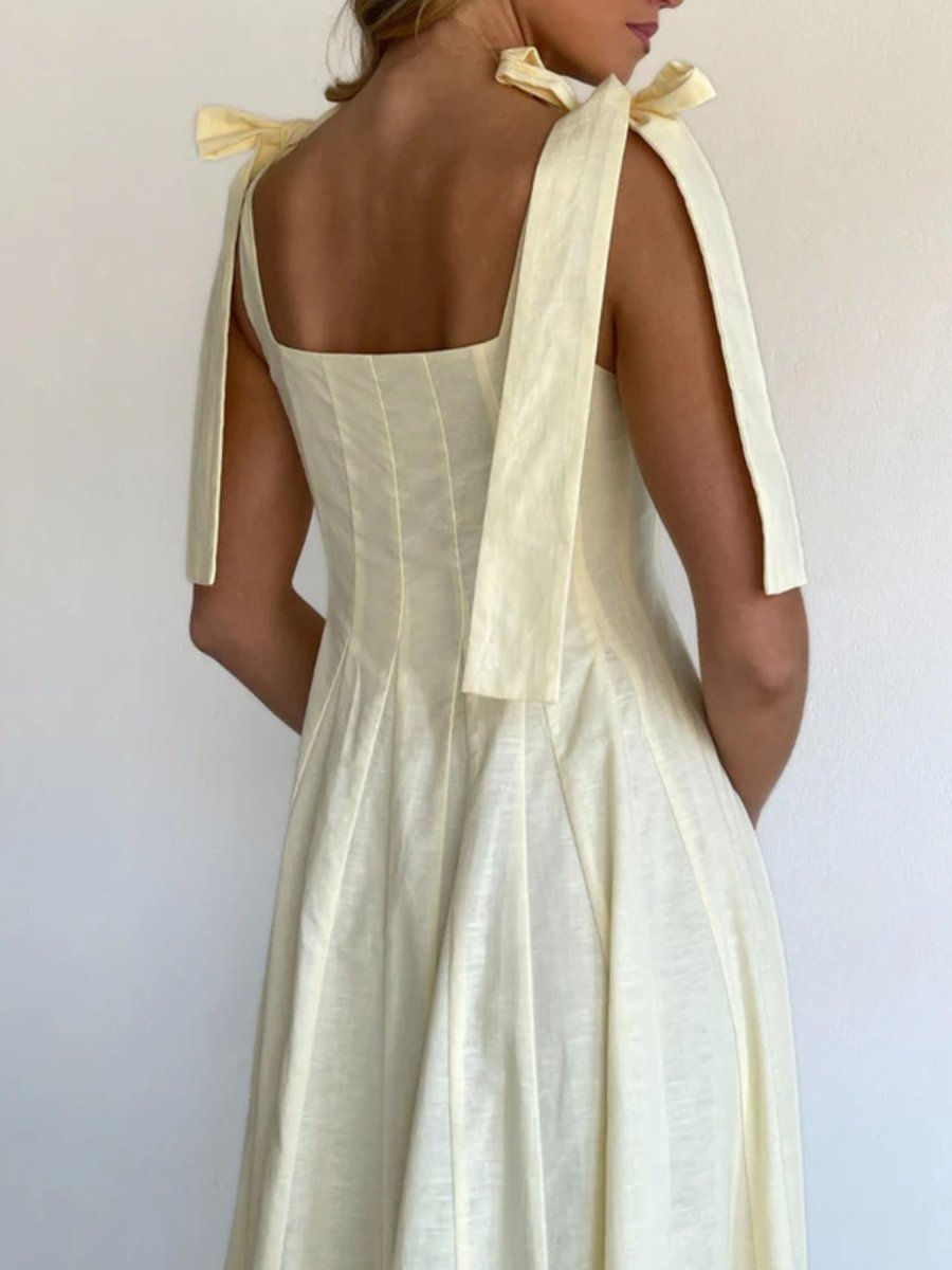 Gradient Tie Shoulder Maxi Dress - Brick + Boho