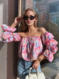 Grounded Ruffled Blouse - Brick + Boho