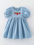 Hemp Tiered Ruffle Dress - Brick + Boho