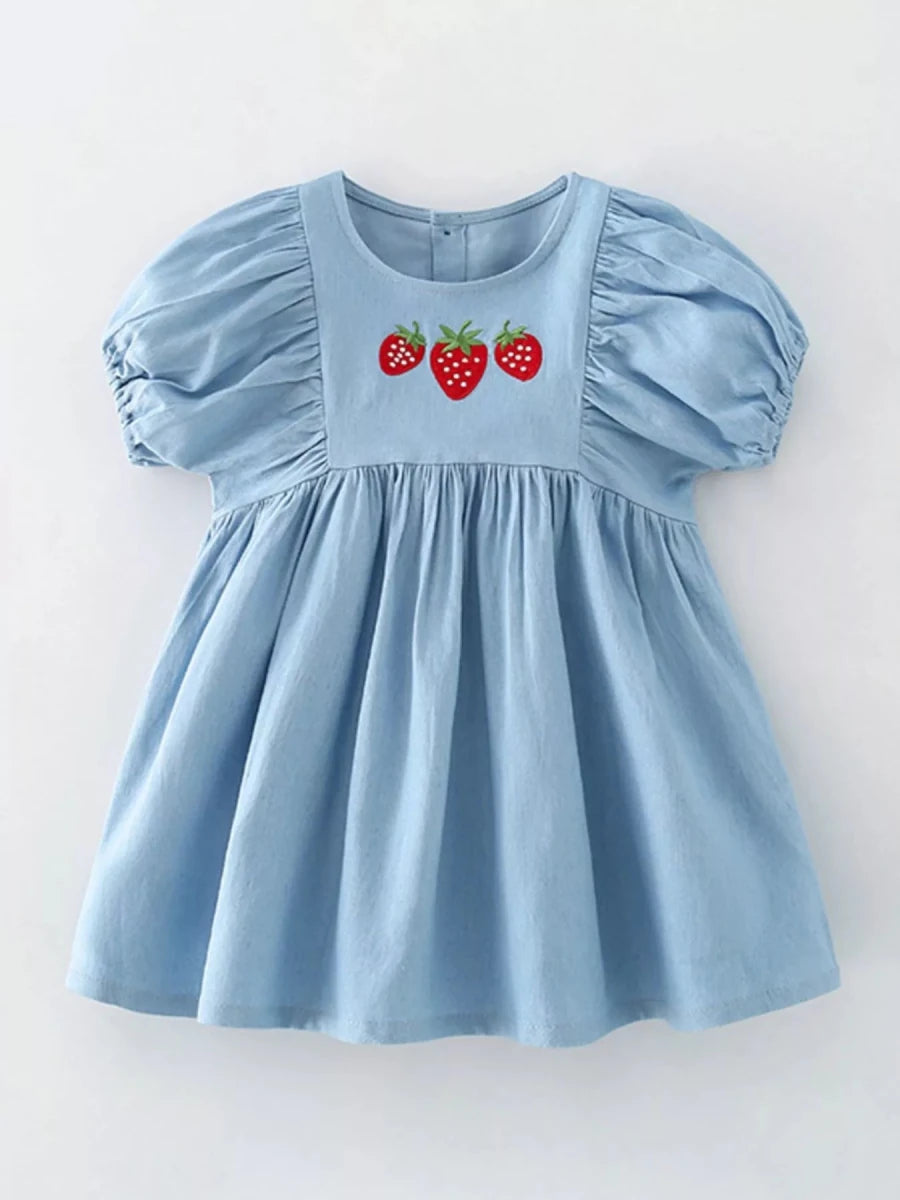Hemp Tiered Ruffle Dress - Brick + Boho