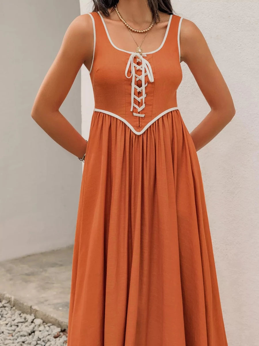 Henrietta Maxi Dress - Brick + Boho