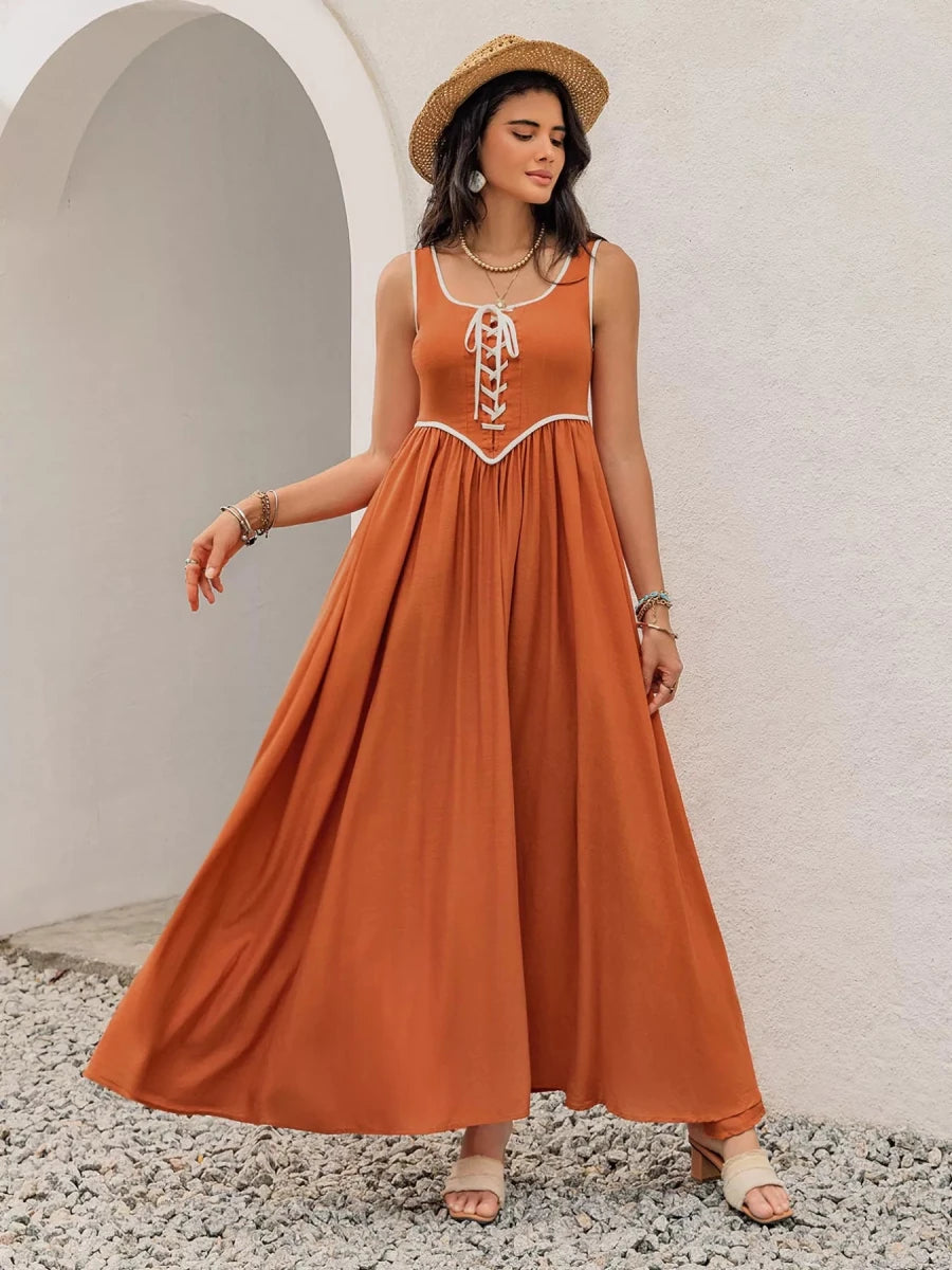 Henrietta Maxi Dress - Brick + Boho