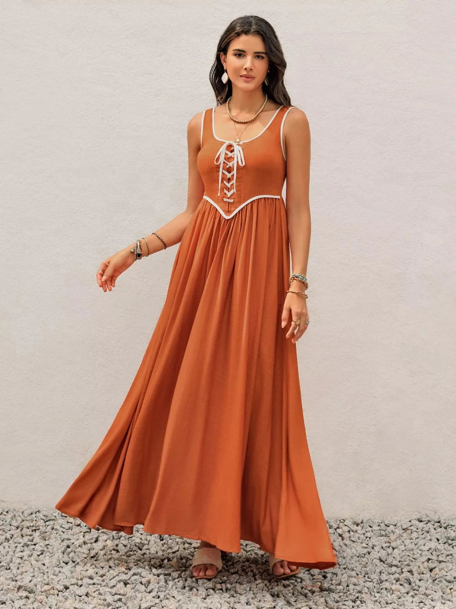 Henrietta Maxi Dress - Brick + Boho