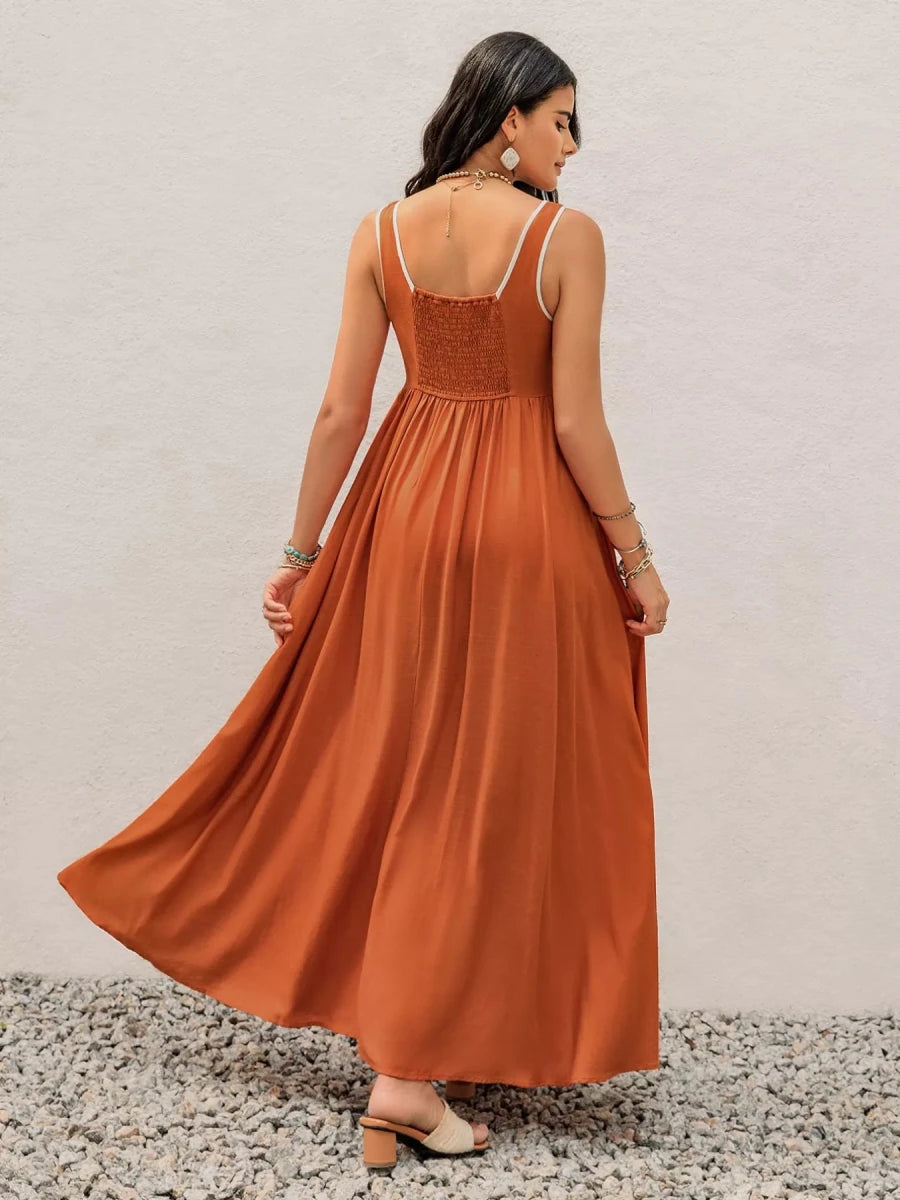 Henrietta Maxi Dress - Brick + Boho