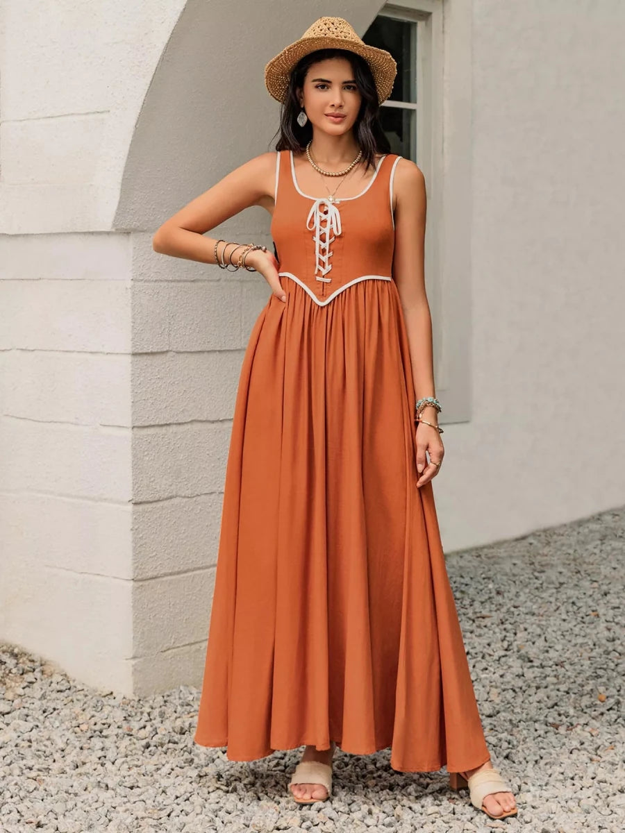 Henrietta Maxi Dress - Brick + Boho