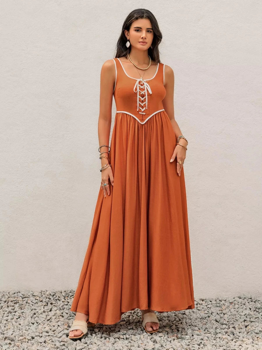 Henrietta Maxi Dress - Brick + Boho