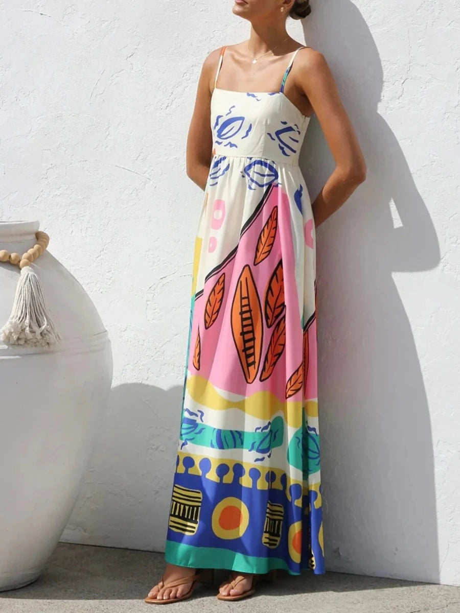 Highland Tiered Ruffle Maxi - Brick + Boho