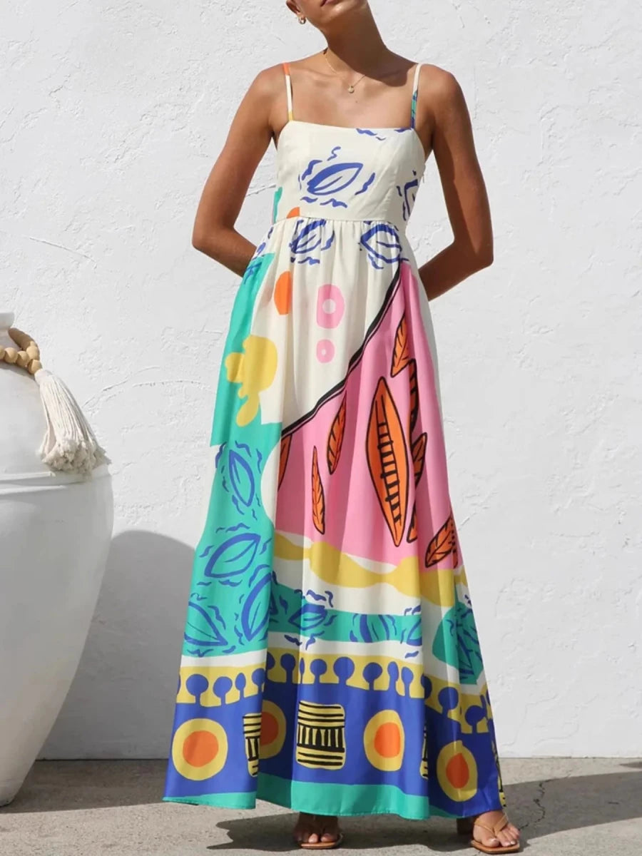 Highland Tiered Ruffle Maxi - Brick + Boho