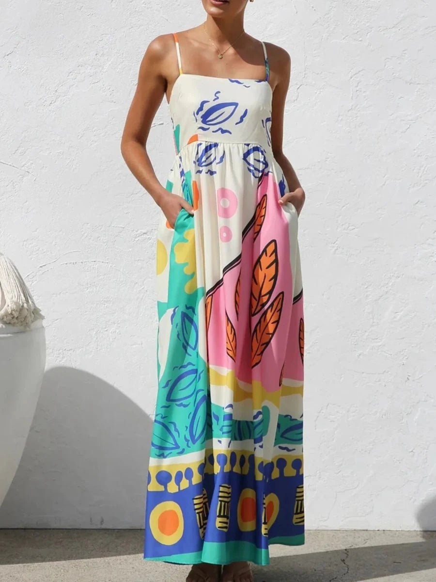 Highland Tiered Ruffle Maxi - Brick + Boho