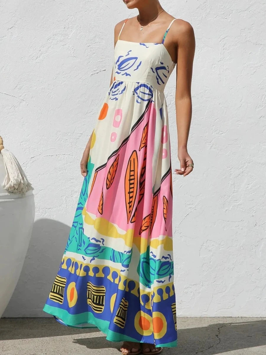 Highland Tiered Ruffle Maxi - Brick + Boho