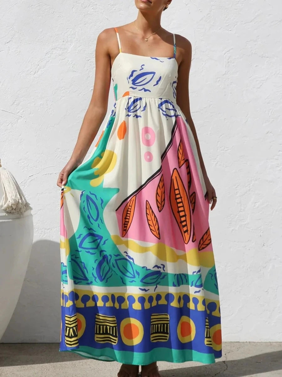 Highland Tiered Ruffle Maxi - Brick + Boho