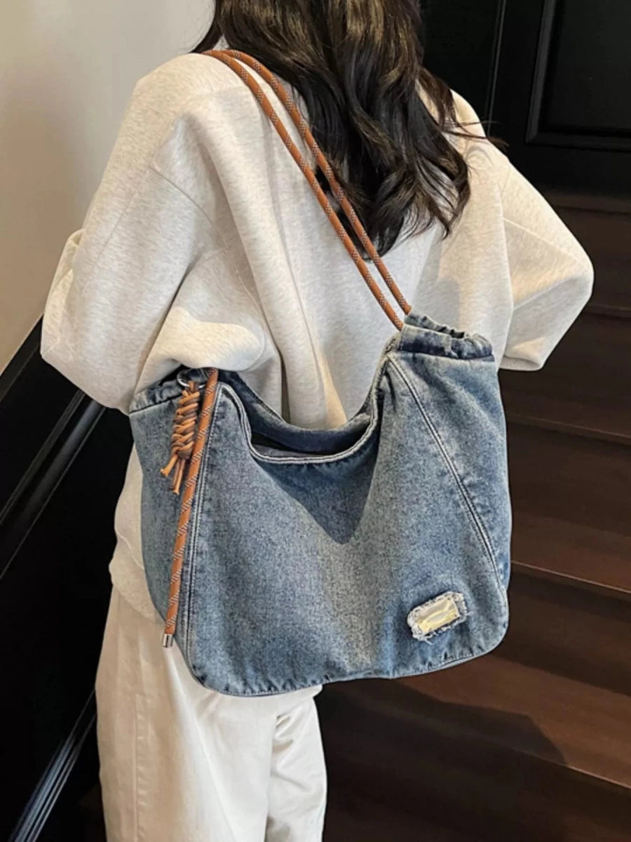 Intricate Rope Horizon Bag - Brick + Boho