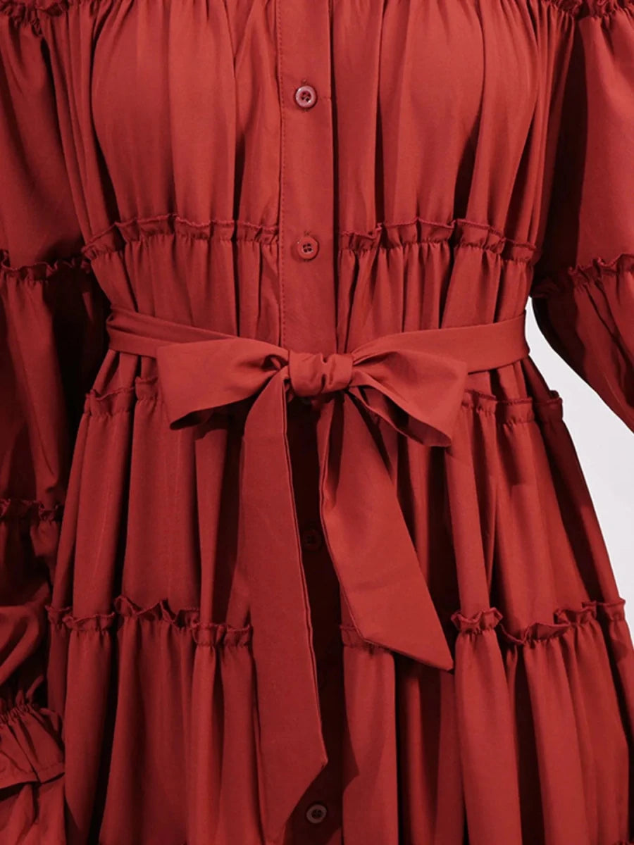Jagger Maxi Dress - Brick + Boho
