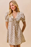 Joni Lace Mini Dress - Brick + Boho
