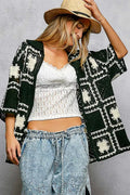 Joplin Meadow Crochet Shirt - Brick + Boho