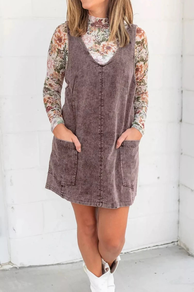 Keystone Indigo Overall - Brick + Boho