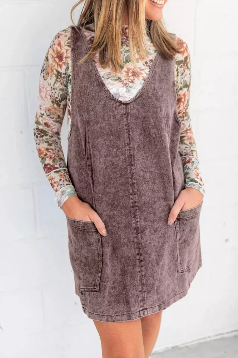 Keystone Indigo Overall - Brick + Boho