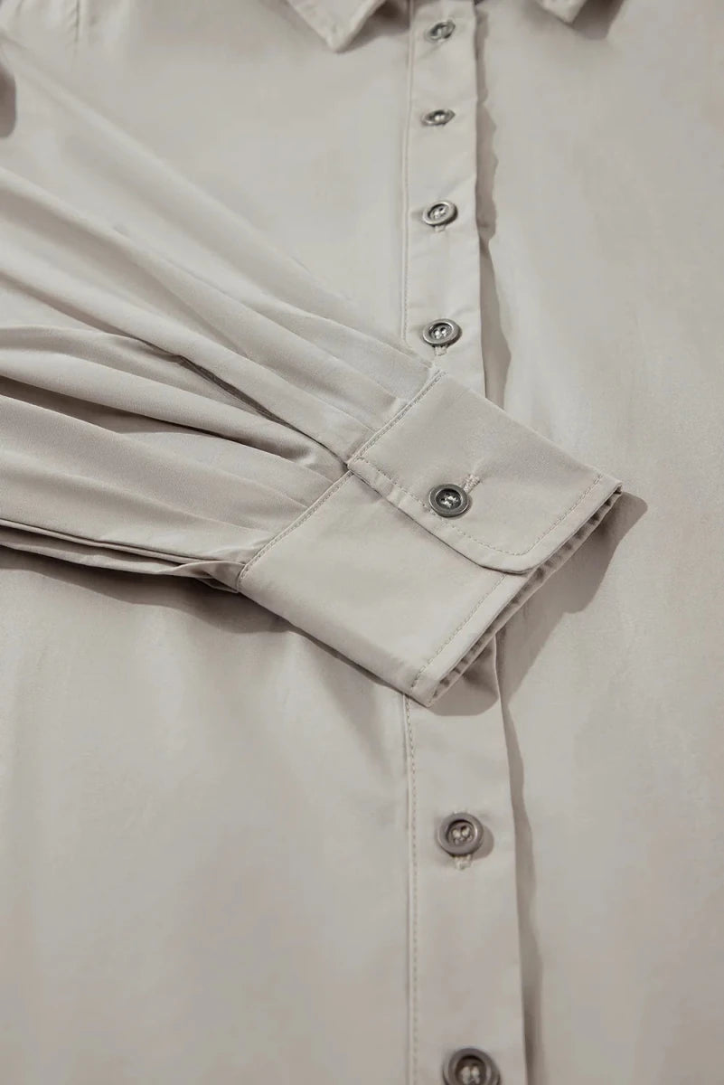 Knotted Cotton Blouse - Brick + Boho