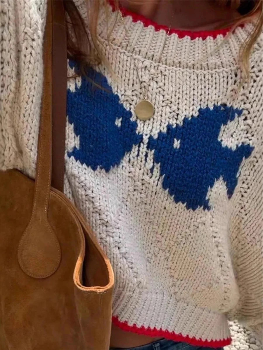 Lakeside Lounge Fish Knit - Brick + Boho