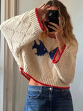 Lakeside Lounge Fish Knit - Brick + Boho