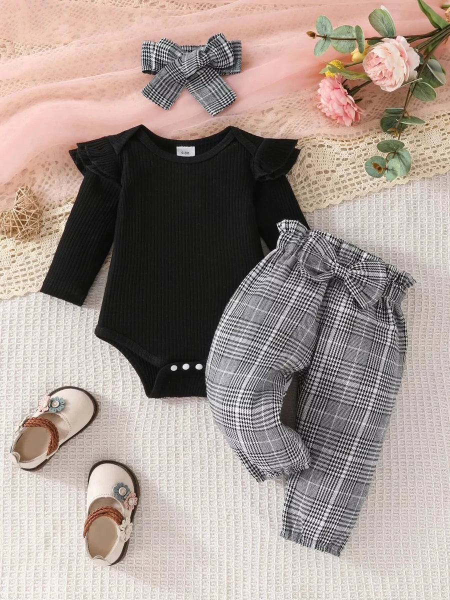 Little Explorer Plaid Trio - Brick + Boho