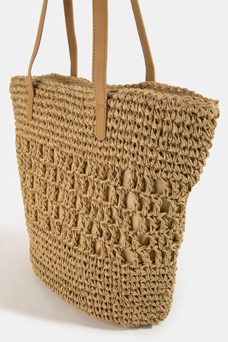 Lombok Serenade Braided Tote - Brick + Boho