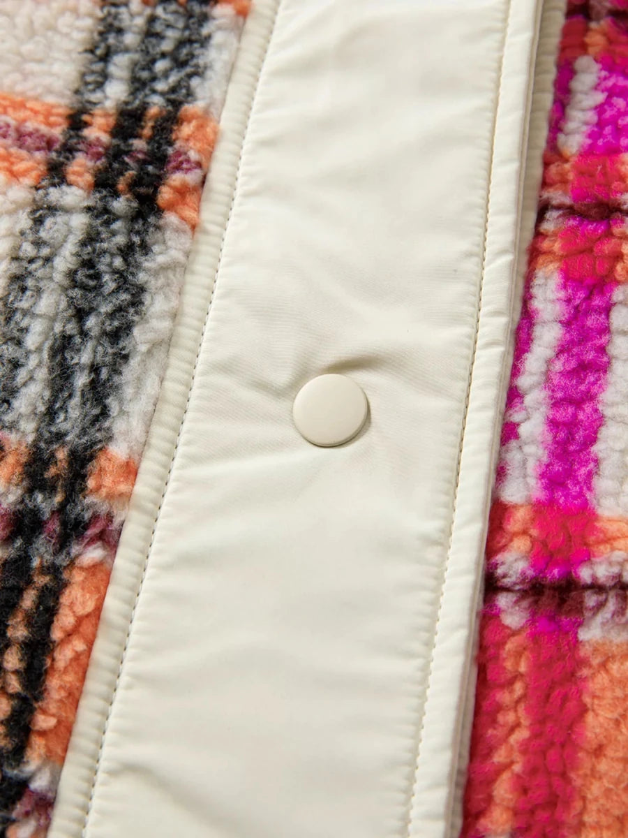 Lunar Leopard Fringe Vest - Brick + Boho