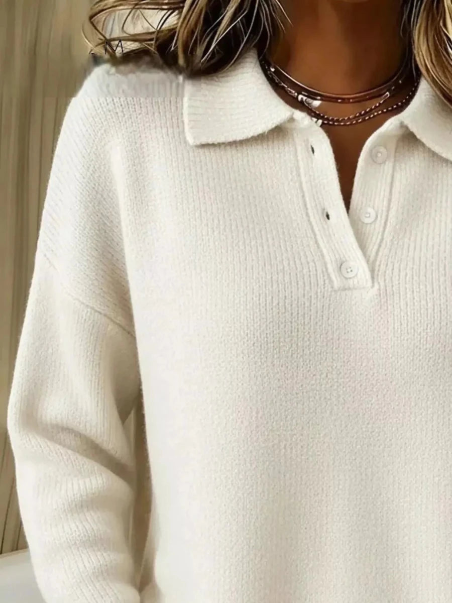 Magic Carpet Collared Knit - Brick + Boho