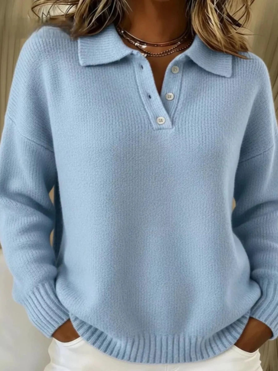 Magic Carpet Collared Knit - Brick + Boho