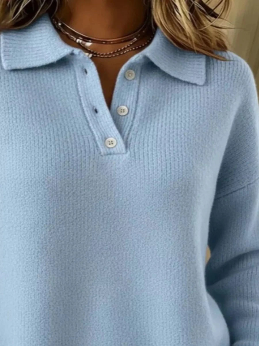 Magic Carpet Collared Knit - Brick + Boho