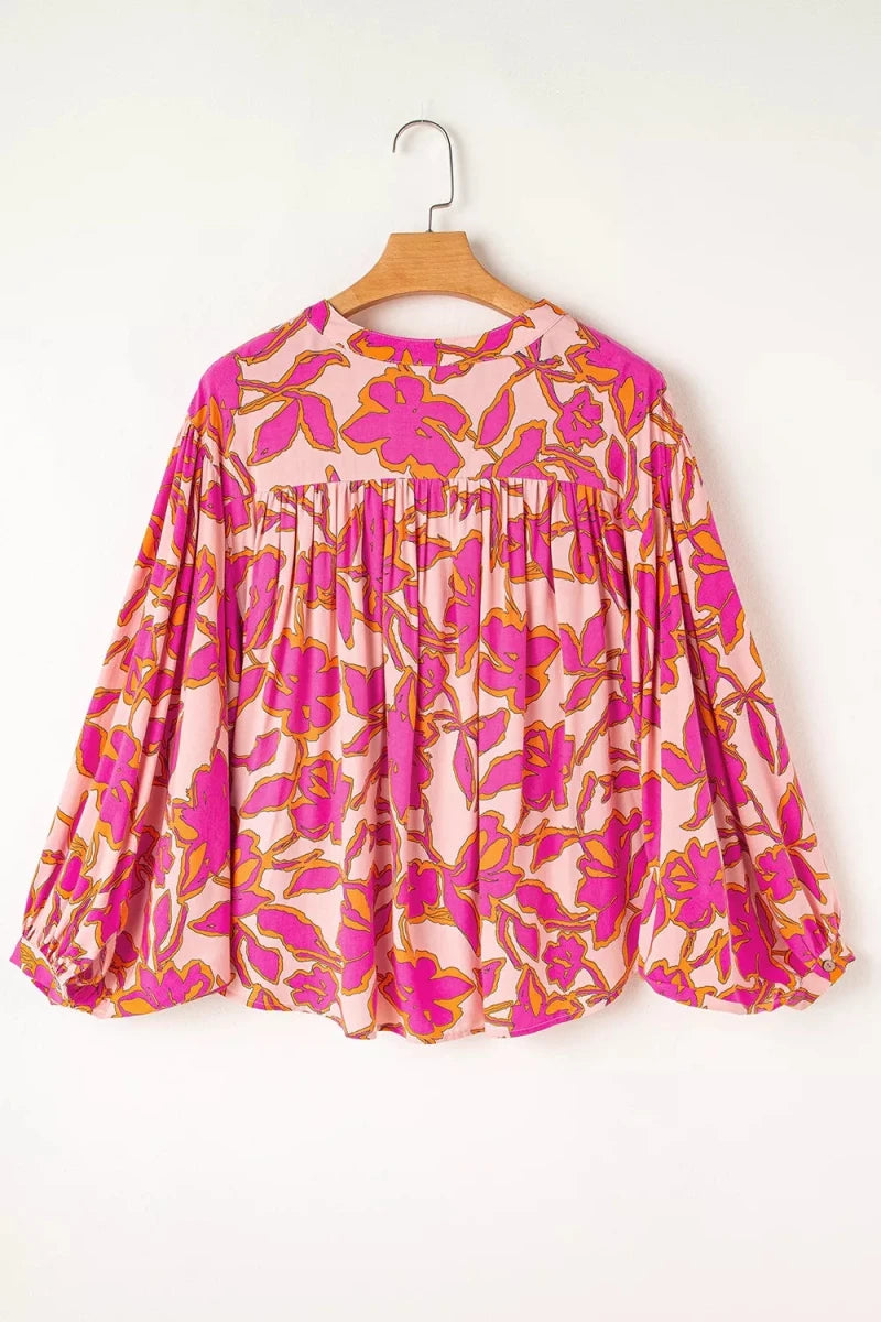 Marrakech Print Blouse - Brick + Boho