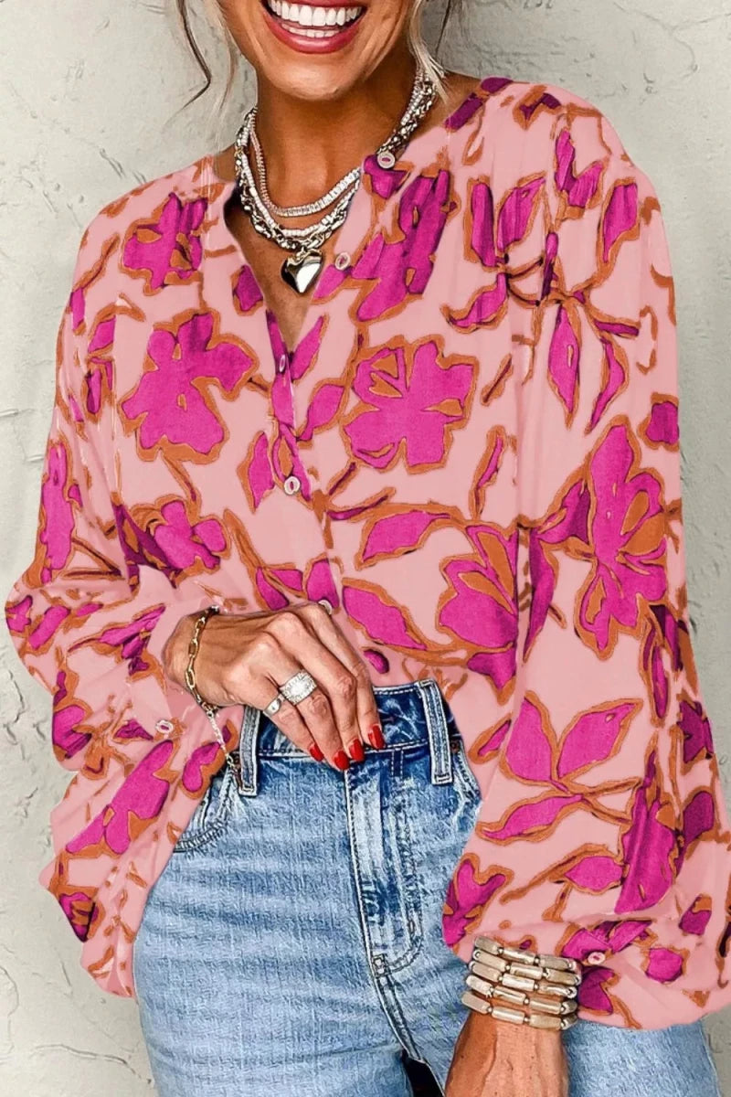 Marrakech Print Blouse - Brick + Boho